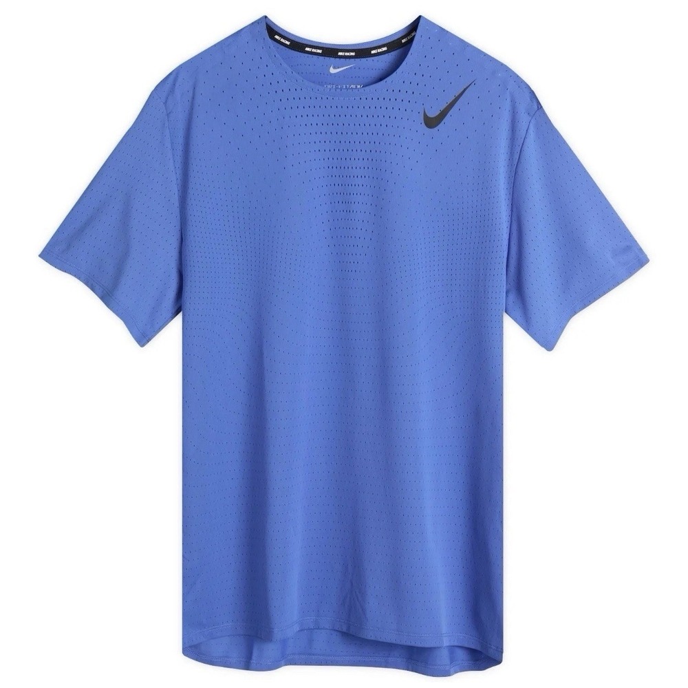Nike AeroSwift Dri-FIT ADV Short Sleeve Running Shirt Blue HJ3377-411 Men 2X XXL